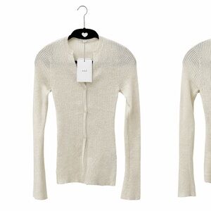 A.L.C. Miller Ribbed White Sweater